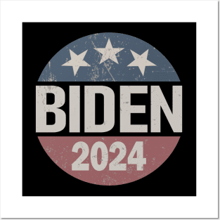 Vintage Biden 2024 Posters and Art